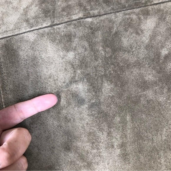 Vigoss Genuine Brown Suede Leather Moto Jacket Small - Picture 12 of 13